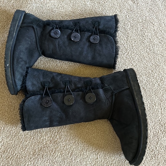 UGG Shoes - UGG Australia, black triple button Bailey boots